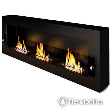 Биокамин ЭкоЛайф Fire Line Glass black burgundy в Владимире